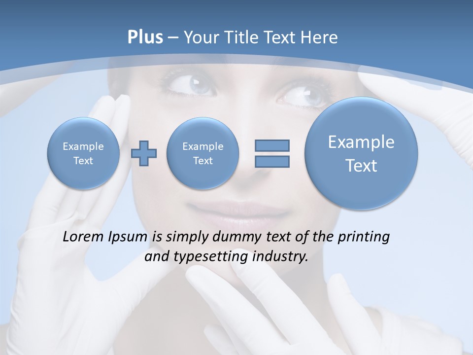 Skincare Injecting Syringe PowerPoint Template