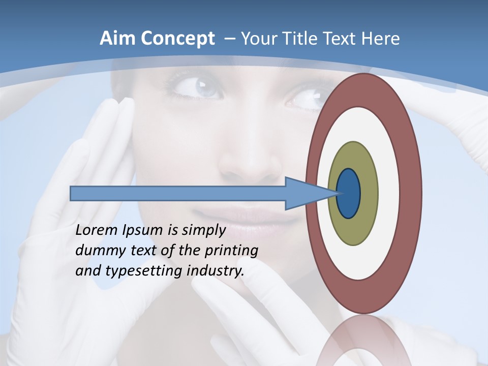 Skincare Injecting Syringe PowerPoint Template