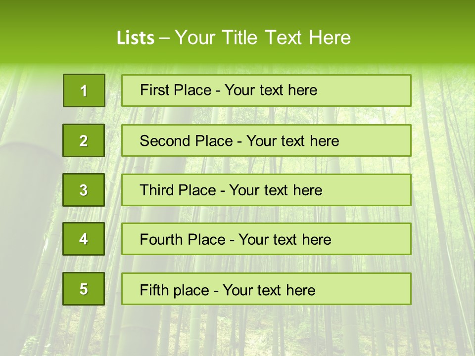 Bamboo PowerPoint Template