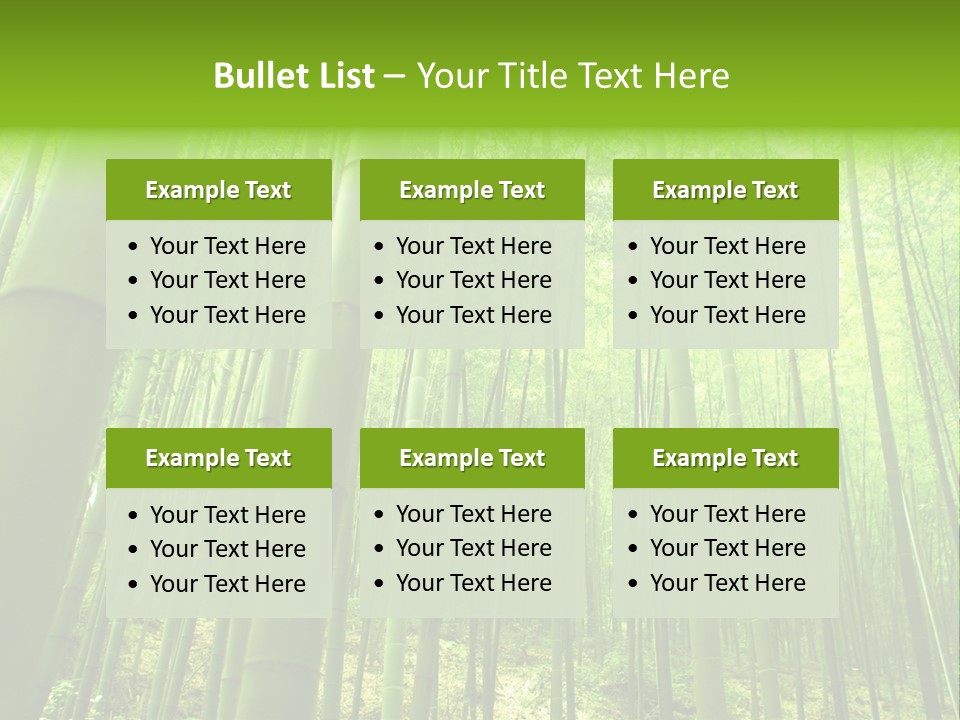 Bamboo PowerPoint Template