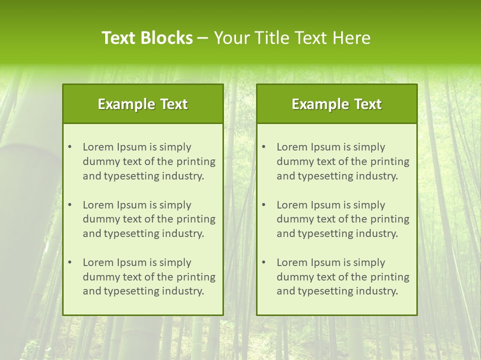Bamboo PowerPoint Template
