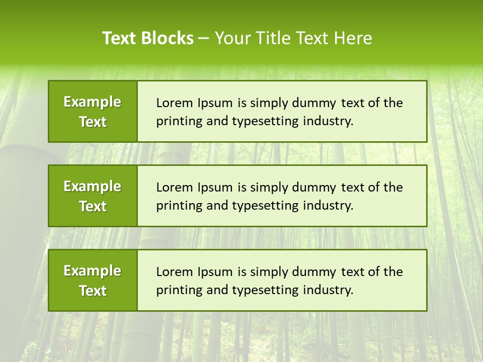Bamboo PowerPoint Template