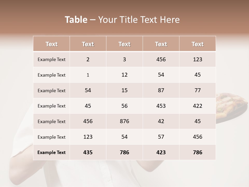 Cook Pizza PowerPoint Template
