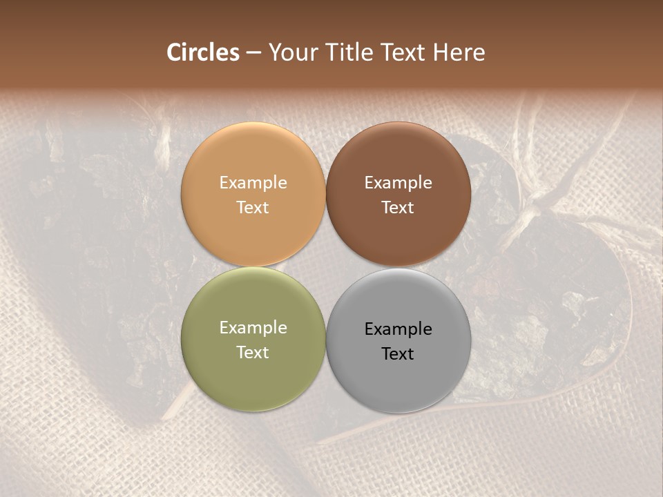 Wooden Hearts PowerPoint Template