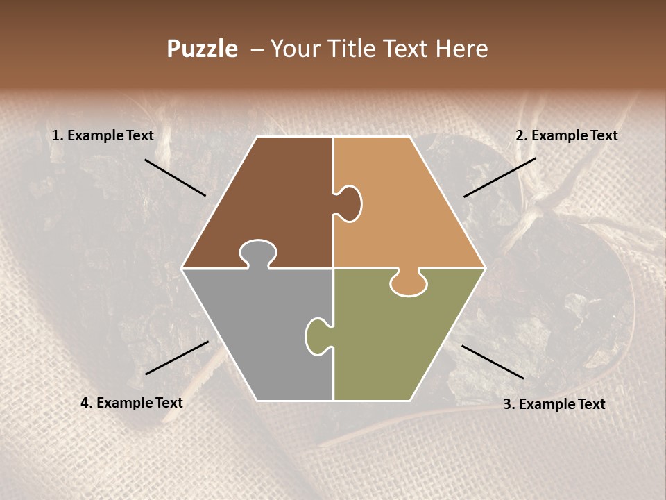 Wooden Hearts PowerPoint Template