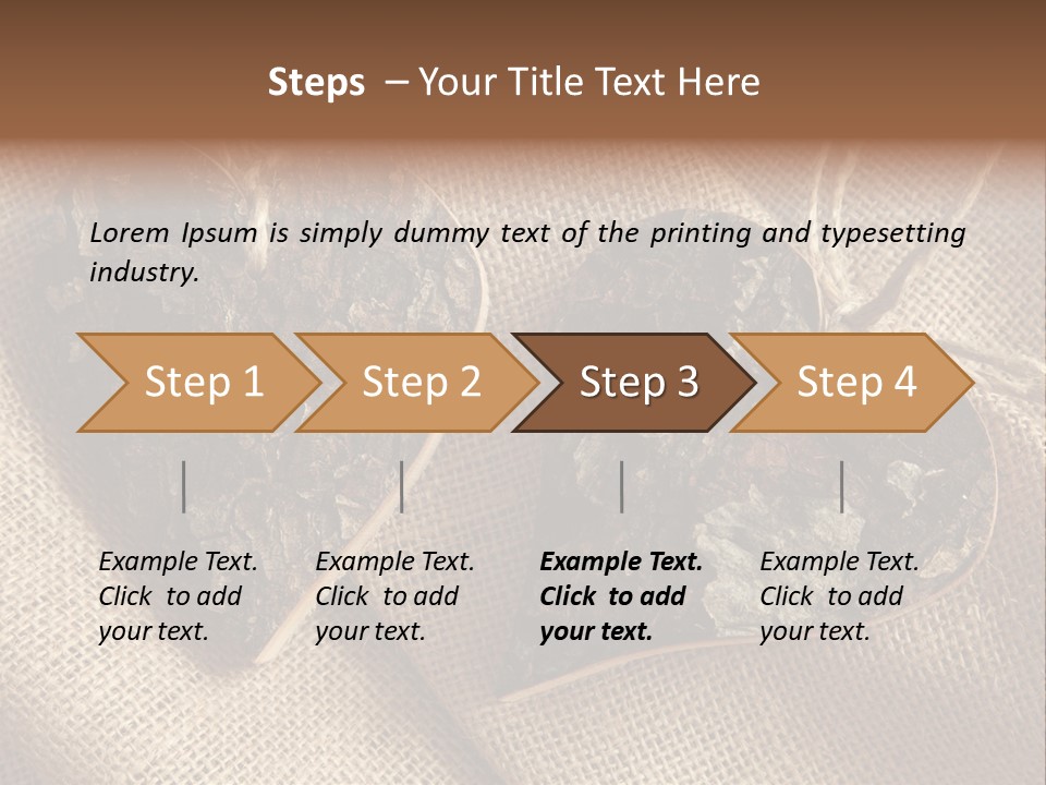 Wooden Hearts PowerPoint Template