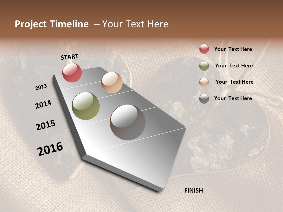 Wooden Hearts PowerPoint Template