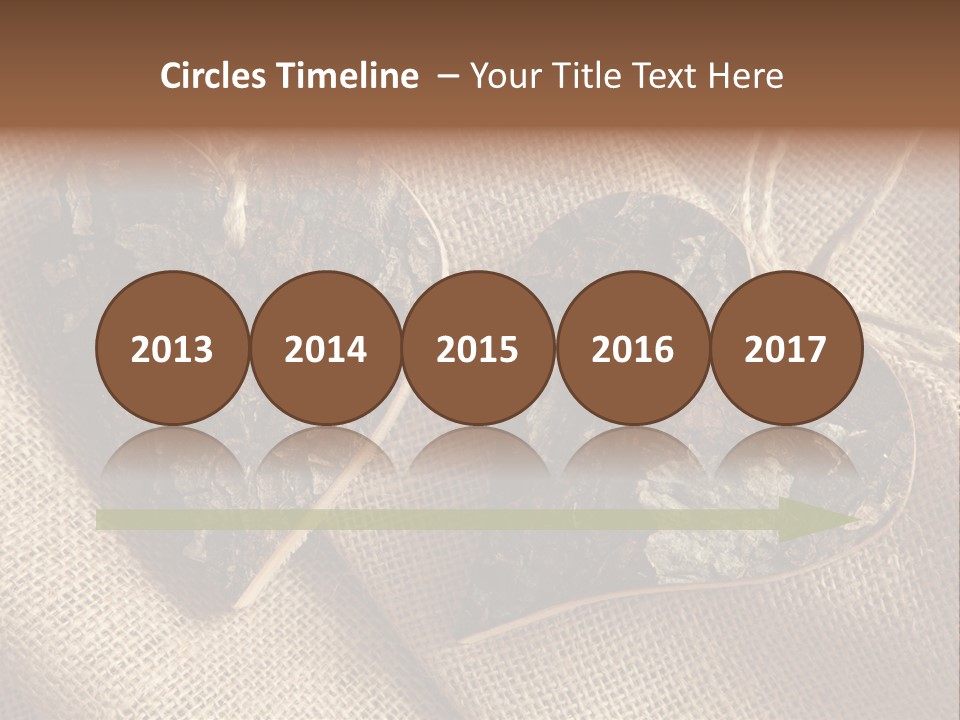 Wooden Hearts PowerPoint Template