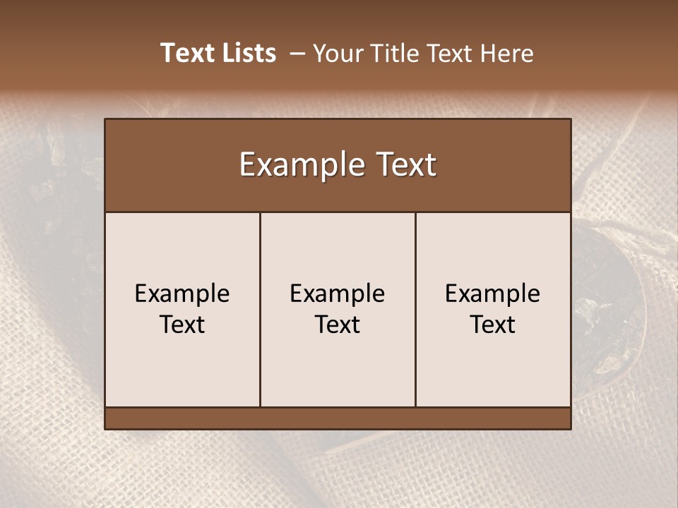 Wooden Hearts PowerPoint Template