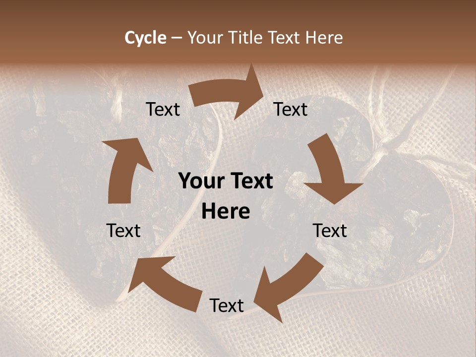 Wooden Hearts PowerPoint Template