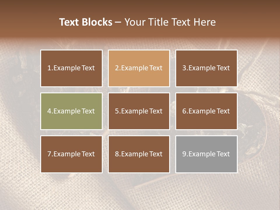 Wooden Hearts PowerPoint Template