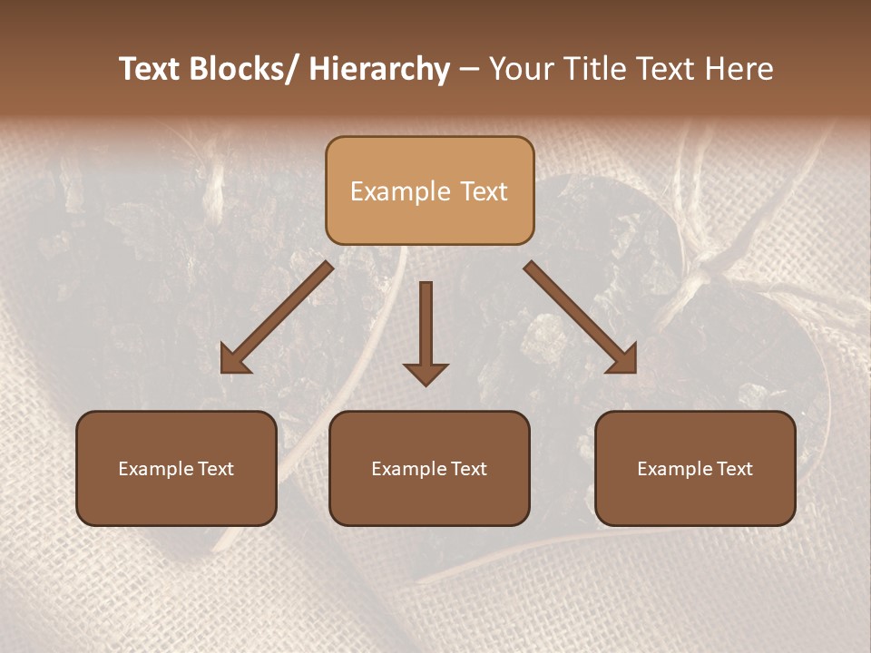 Wooden Hearts PowerPoint Template