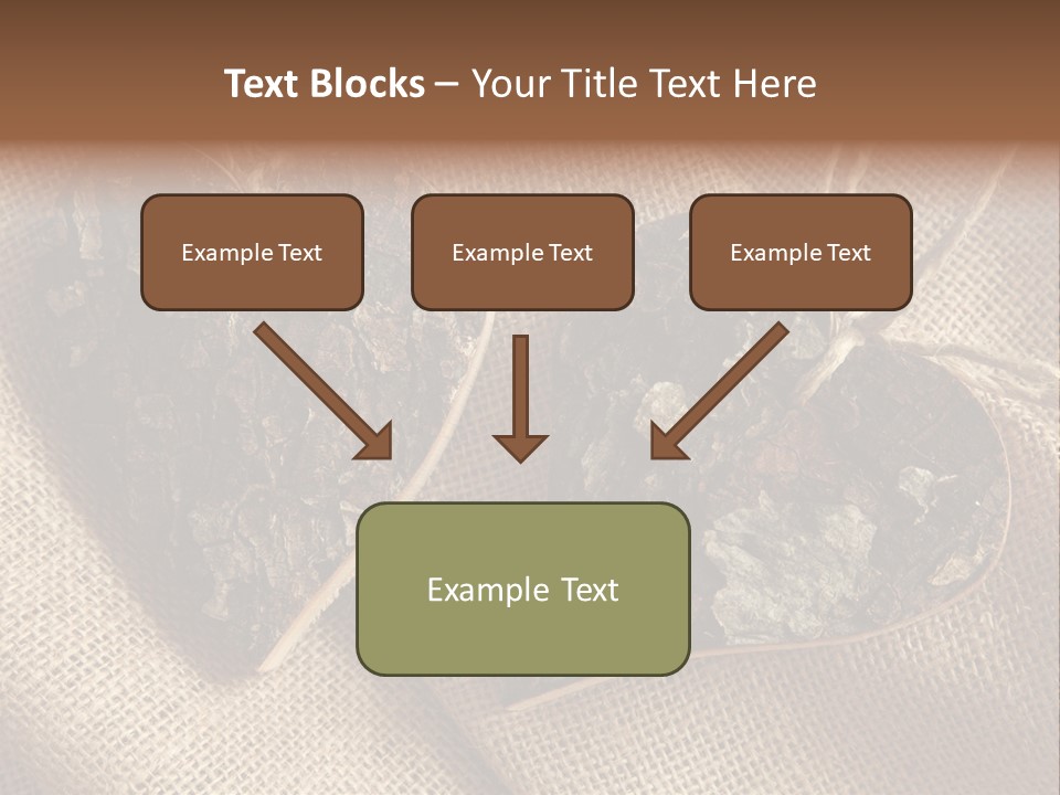 Wooden Hearts PowerPoint Template