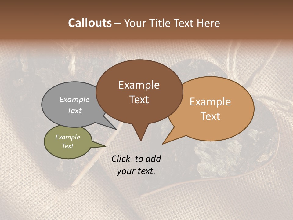 Wooden Hearts PowerPoint Template