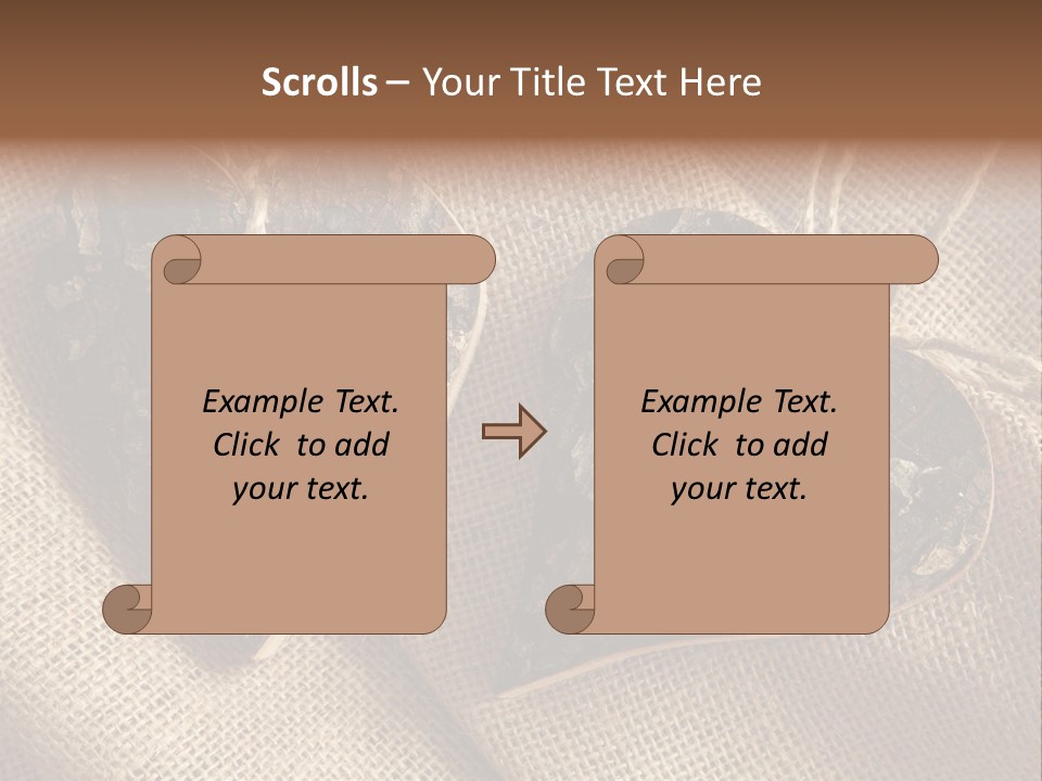 Wooden Hearts PowerPoint Template