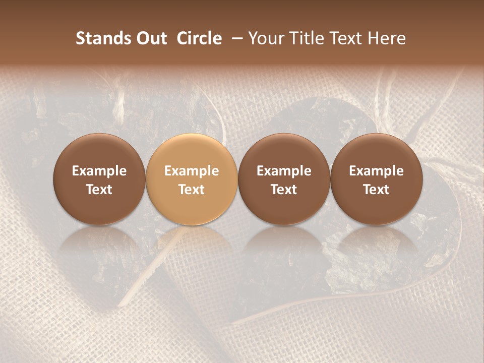 Wooden Hearts PowerPoint Template