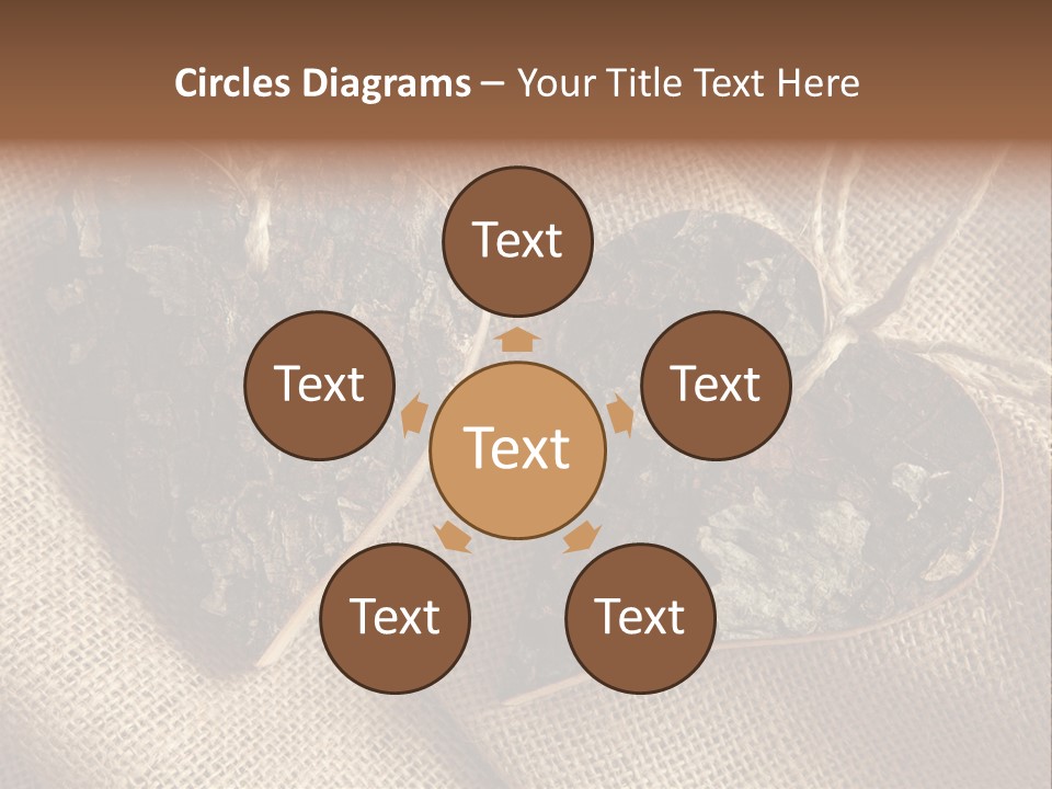 Wooden Hearts PowerPoint Template