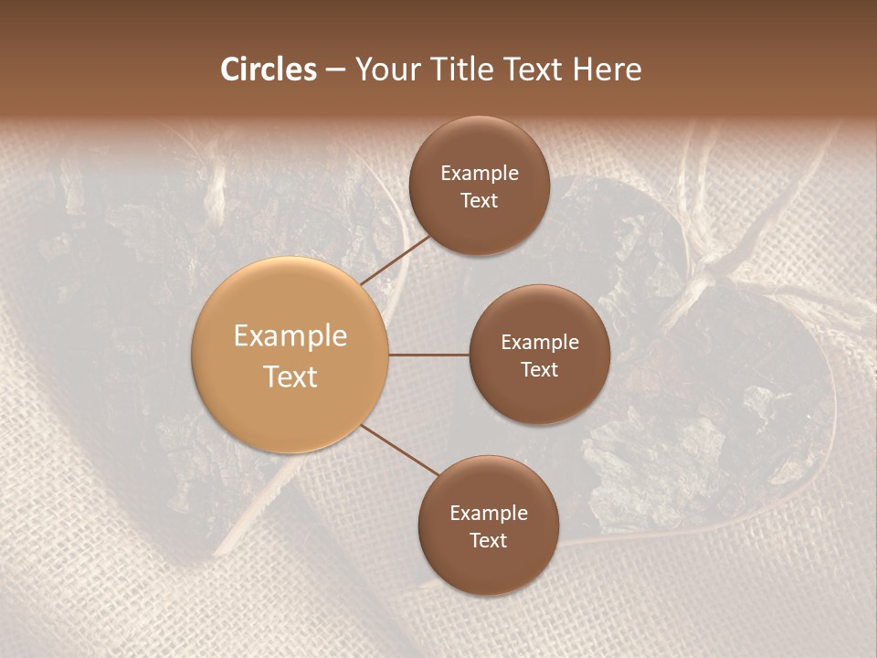 Wooden Hearts PowerPoint Template