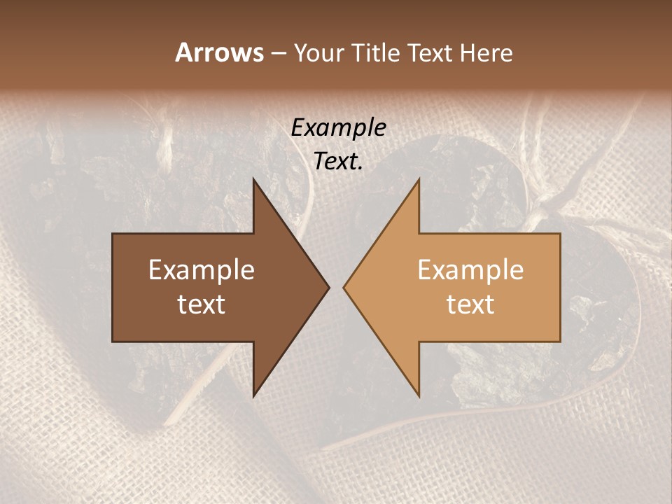 Wooden Hearts PowerPoint Template