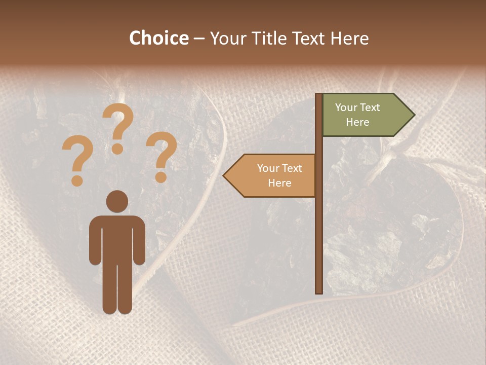 Wooden Hearts PowerPoint Template