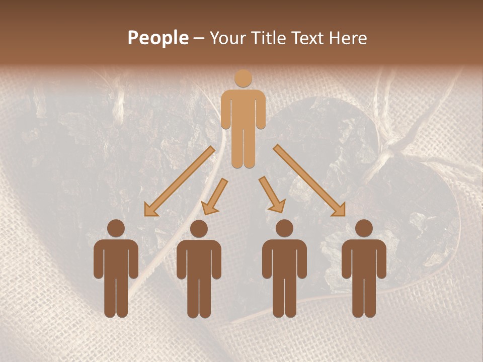 Wooden Hearts PowerPoint Template