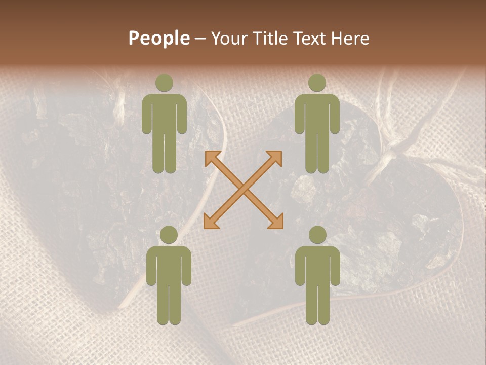 Wooden Hearts PowerPoint Template