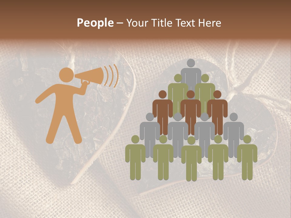 Wooden Hearts PowerPoint Template