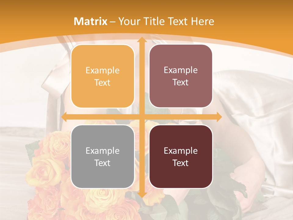 Nosegay Present Wealth PowerPoint Template