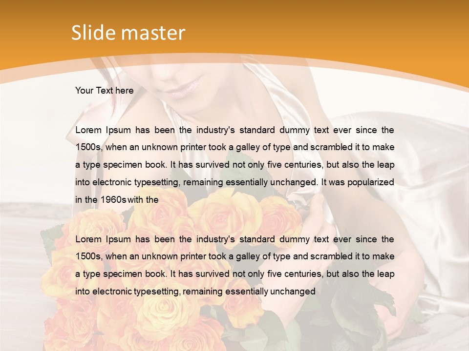 Nosegay Present Wealth PowerPoint Template