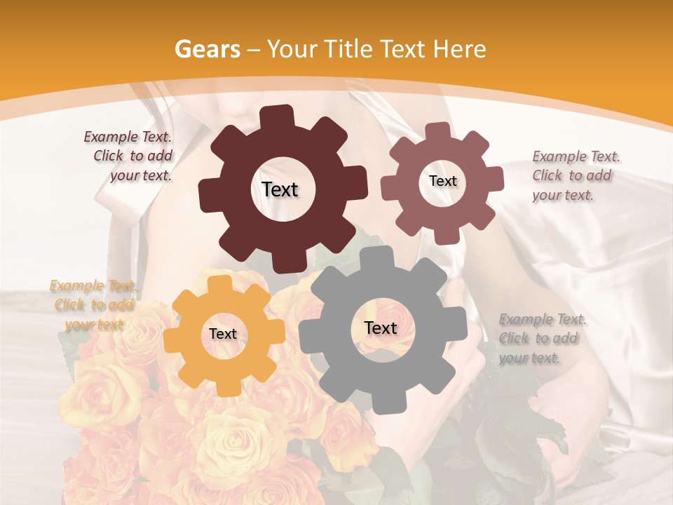 Nosegay Present Wealth PowerPoint Template