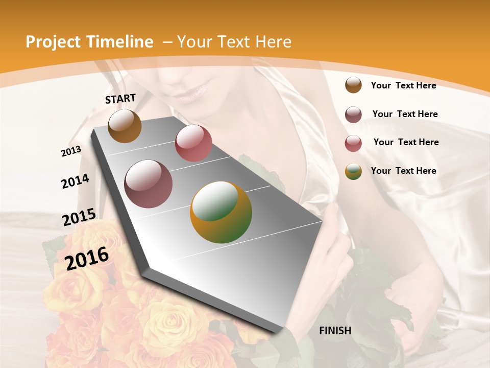 Nosegay Present Wealth PowerPoint Template