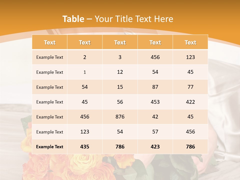 Nosegay Present Wealth PowerPoint Template