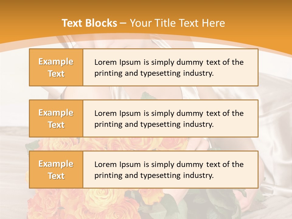 Nosegay Present Wealth PowerPoint Template