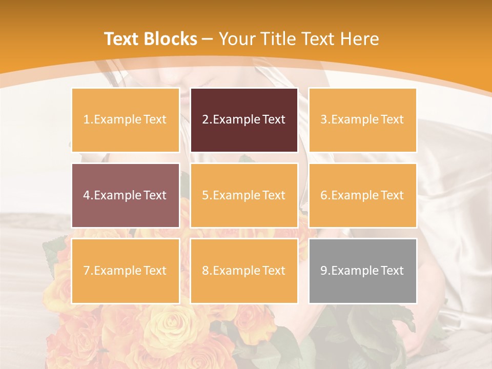 Nosegay Present Wealth PowerPoint Template