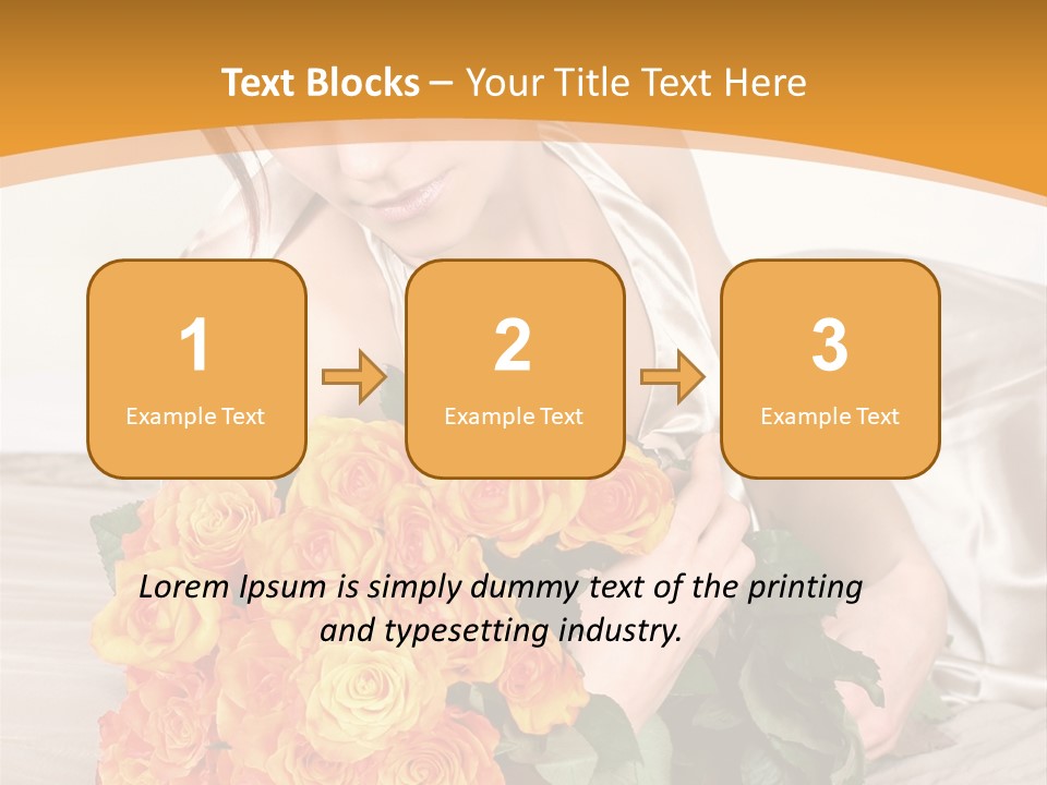 Nosegay Present Wealth PowerPoint Template