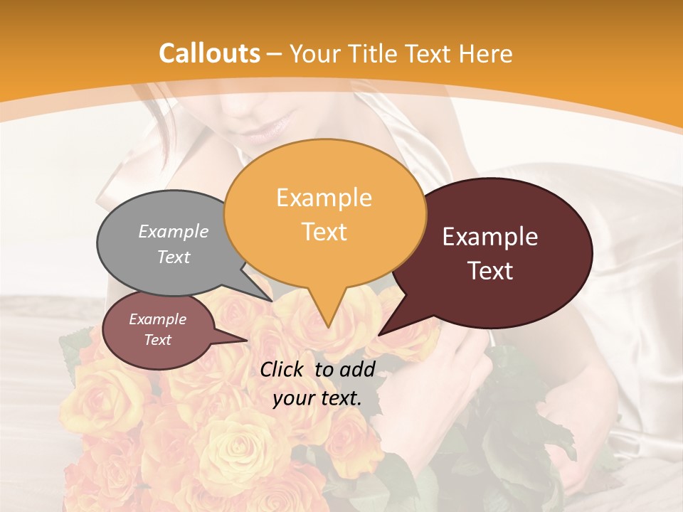 Nosegay Present Wealth PowerPoint Template