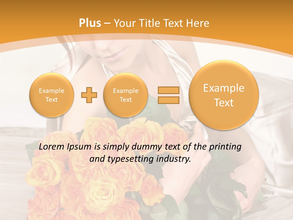 Nosegay Present Wealth PowerPoint Template