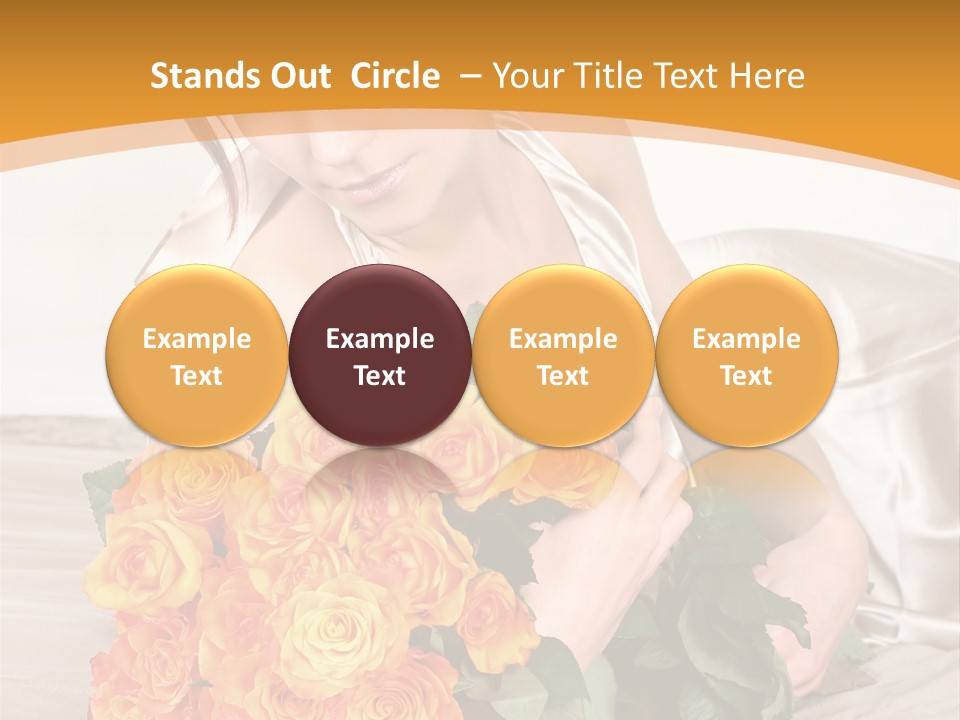 Nosegay Present Wealth PowerPoint Template