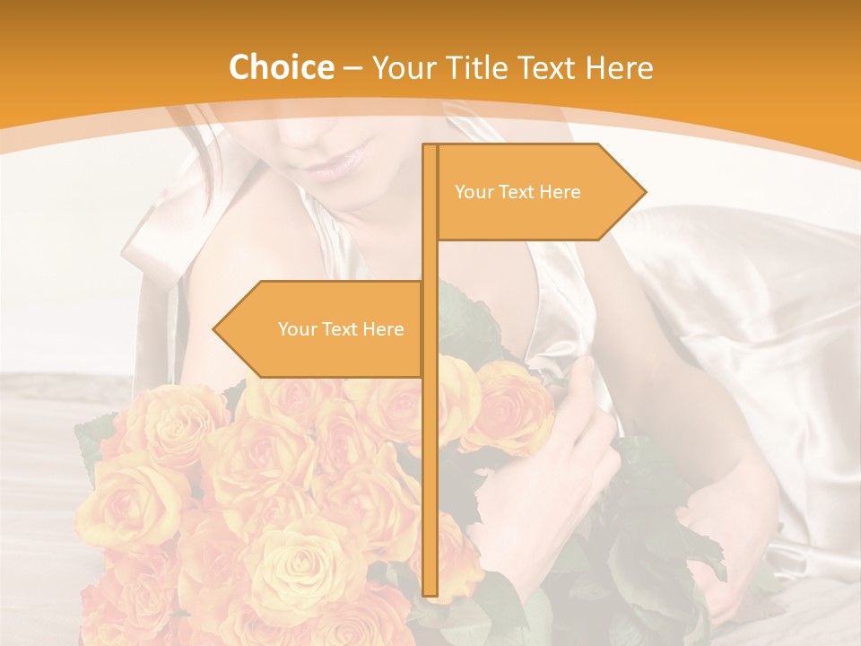 Nosegay Present Wealth PowerPoint Template