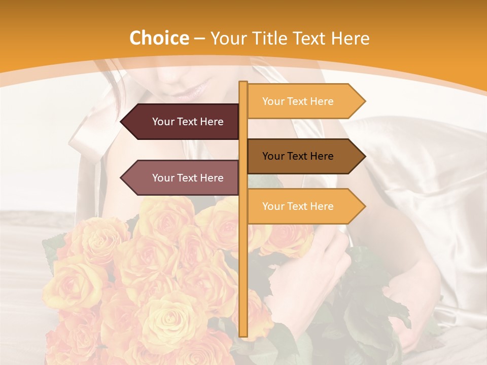 Nosegay Present Wealth PowerPoint Template