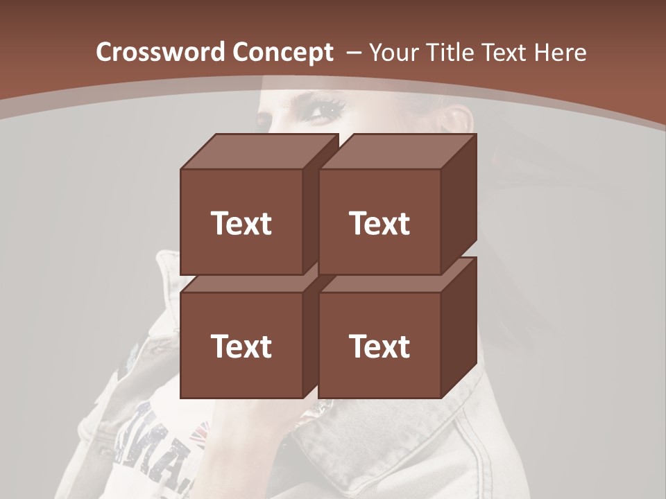 Beautiful Punk Girl PowerPoint Template