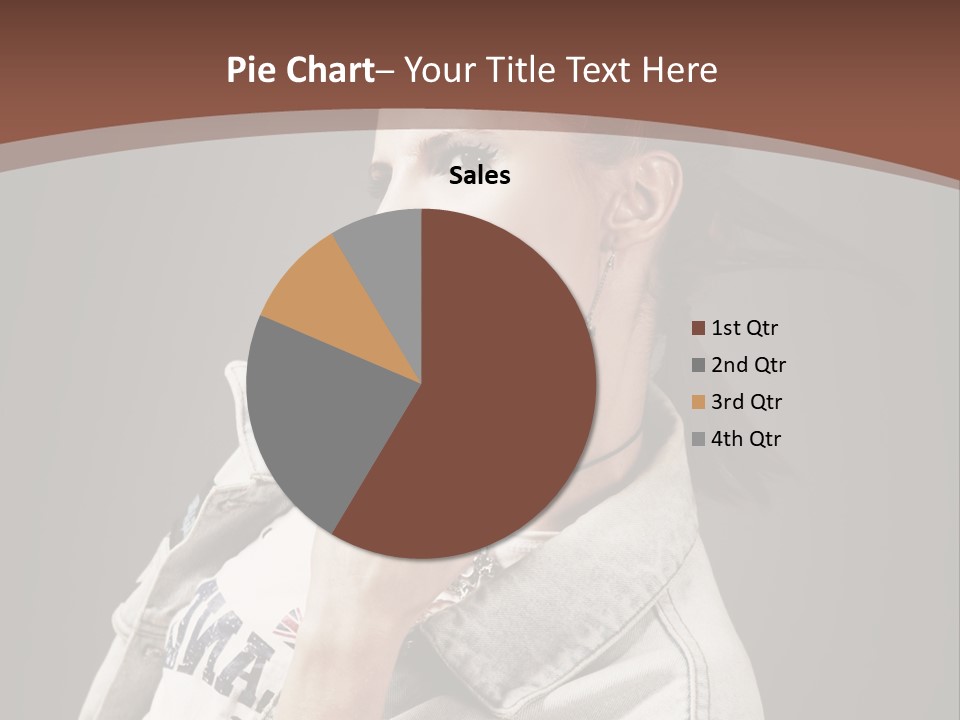 Beautiful Punk Girl PowerPoint Template