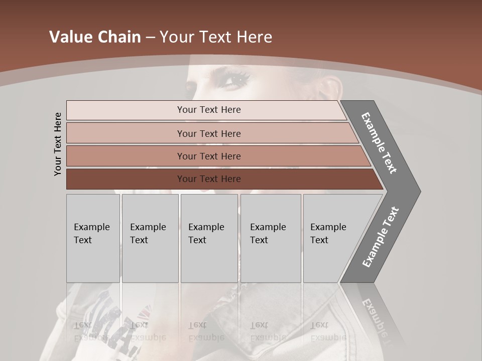 Beautiful Punk Girl PowerPoint Template