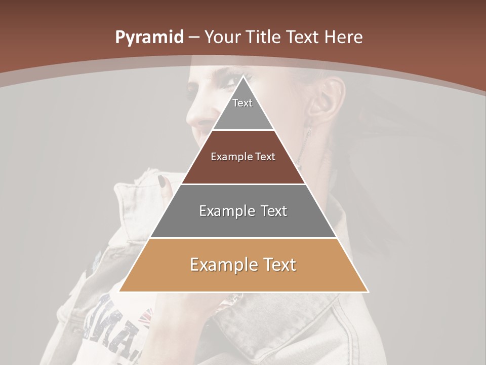 Beautiful Punk Girl PowerPoint Template