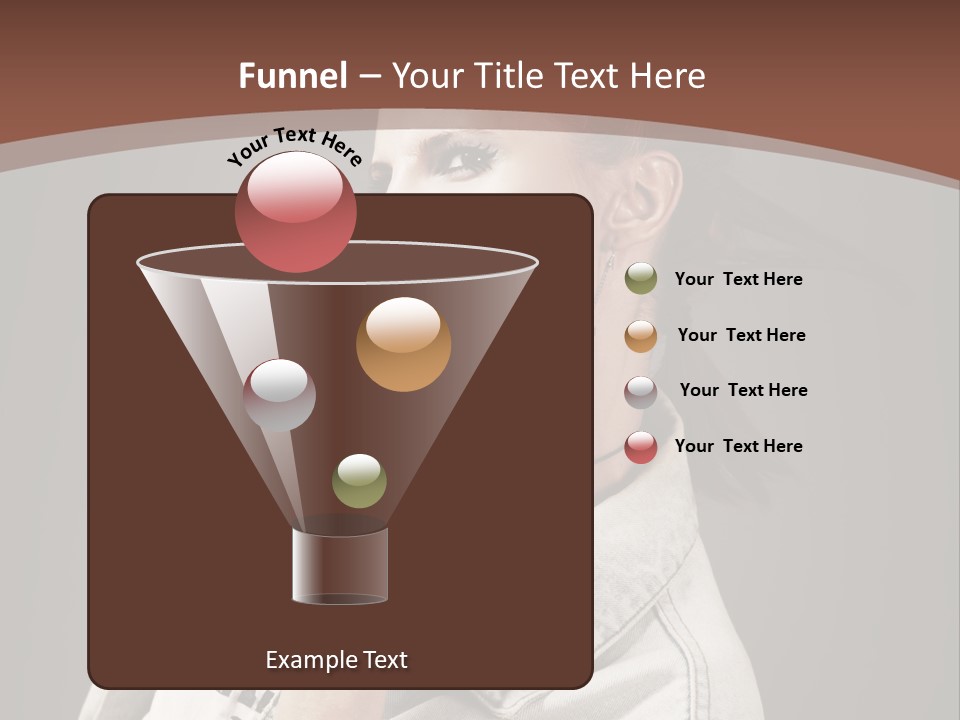 Beautiful Punk Girl PowerPoint Template