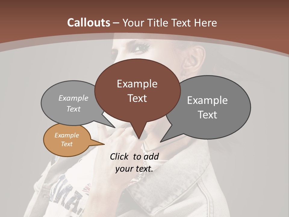 Beautiful Punk Girl PowerPoint Template