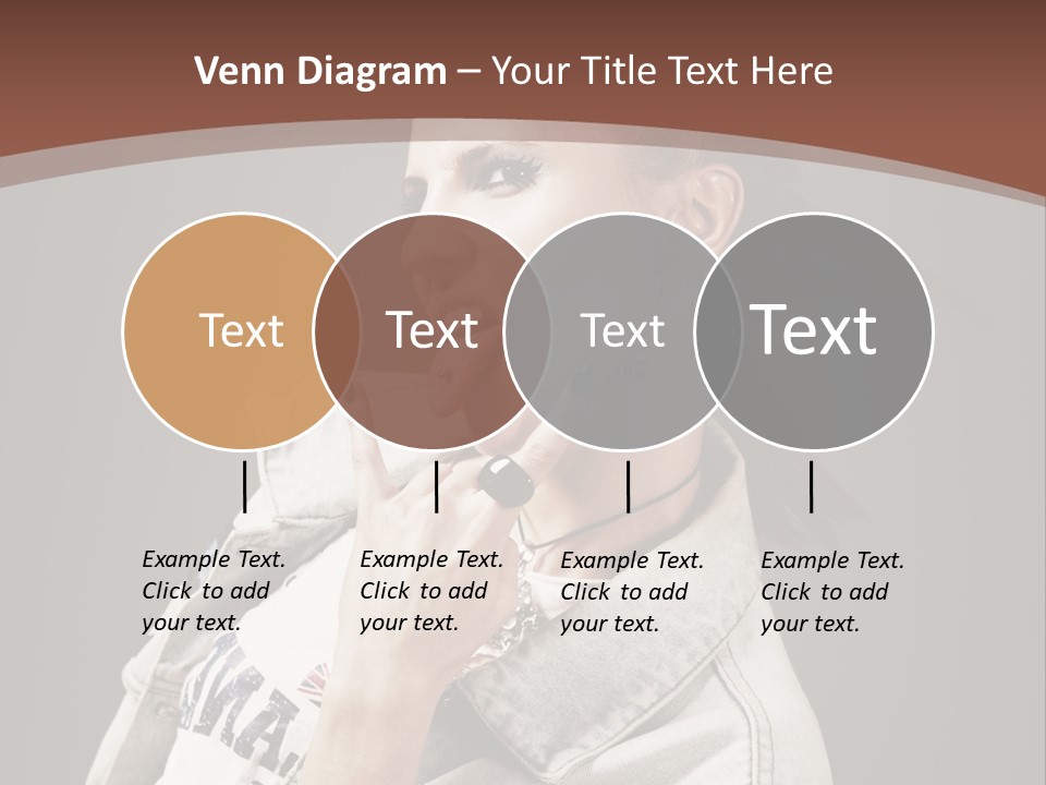 Beautiful Punk Girl PowerPoint Template