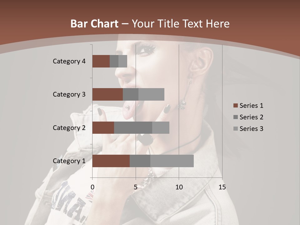 Beautiful Punk Girl PowerPoint Template