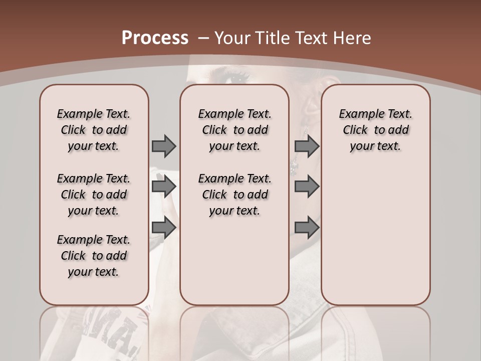 Beautiful Punk Girl PowerPoint Template