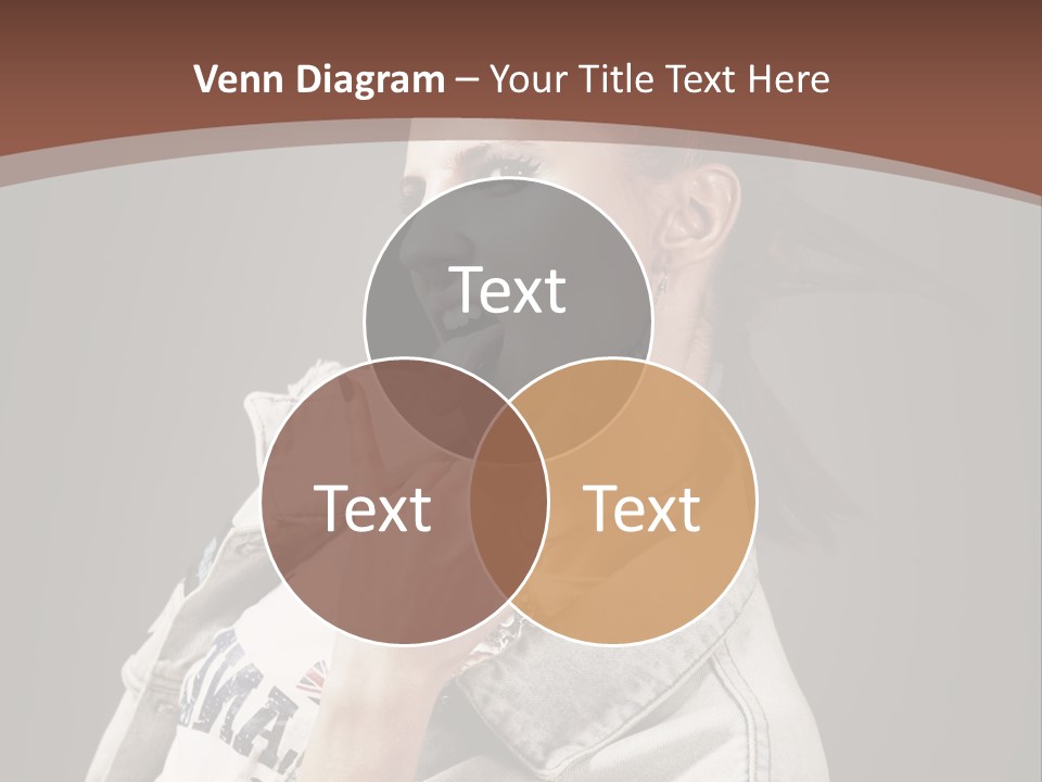 Beautiful Punk Girl PowerPoint Template